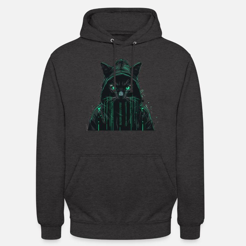 Hacker Computer Katze - Unisex Hoodie - undefined