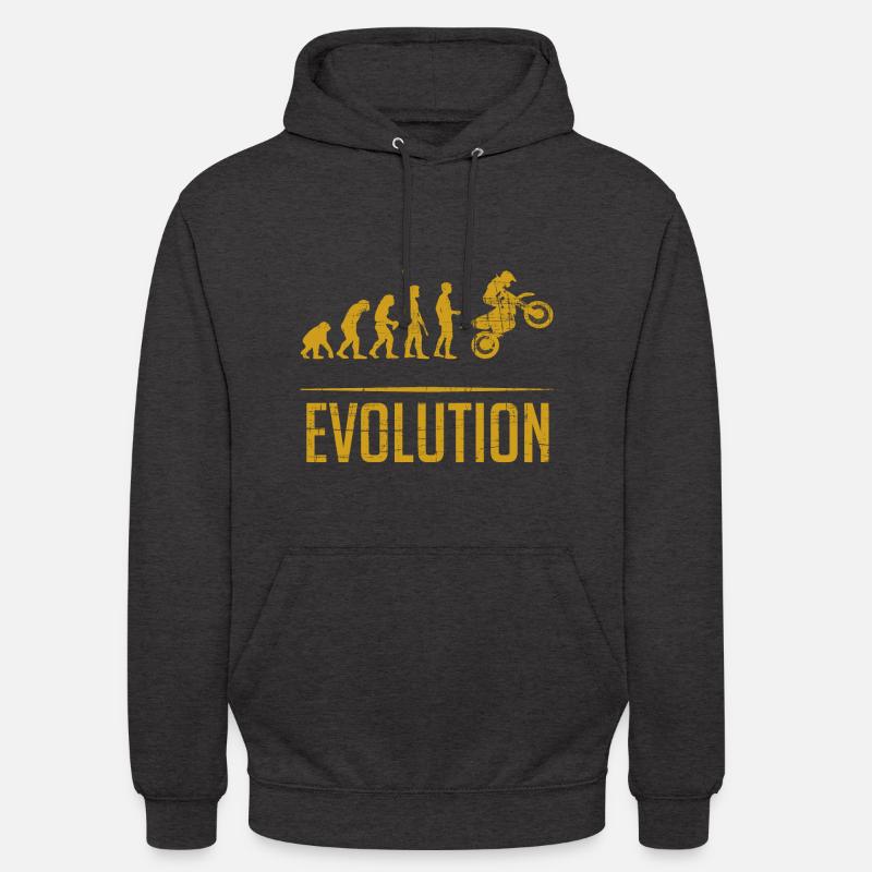 Motocross T-Shirt, Hoodie oder Pullover - Unisex Hoodie - Anthrazit