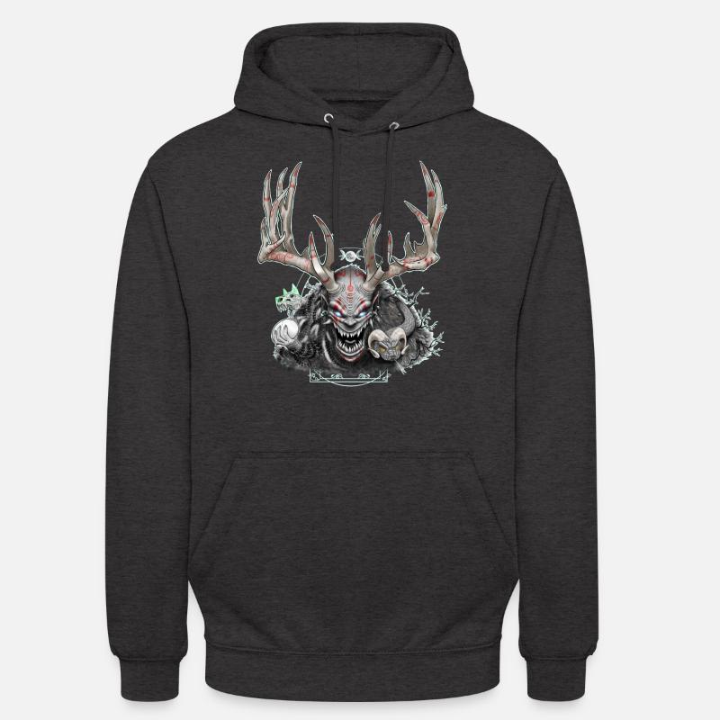 Cernunnos · - Felpa con cappuccio unisex - antracite