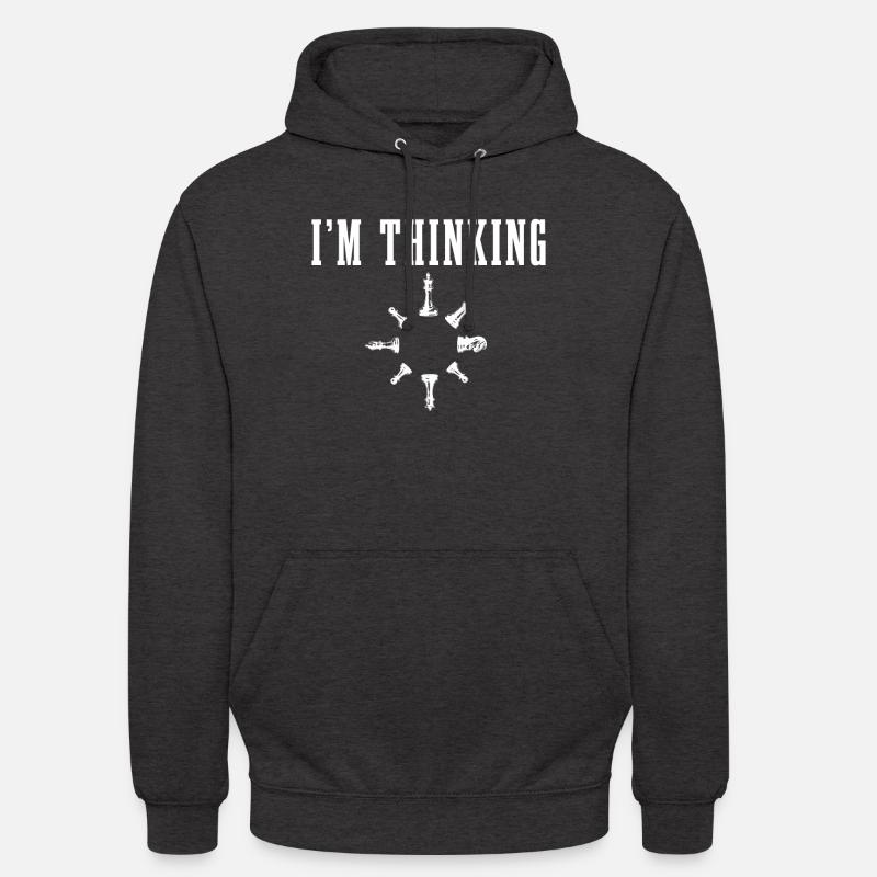 Chess Chess Player Gift - Unisex Hoodie - charcoal grey