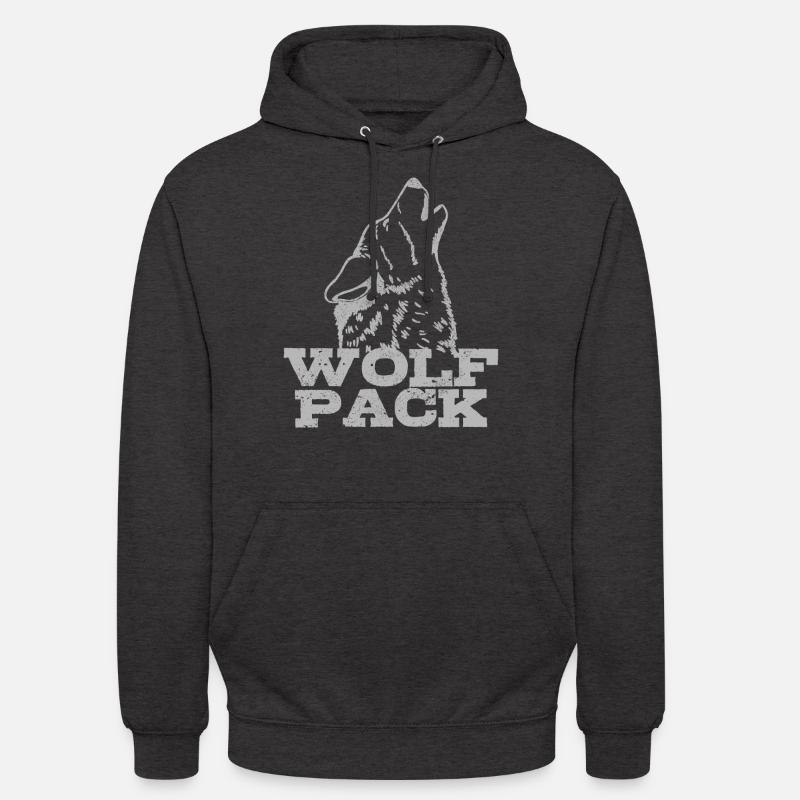 Wolf Pack Geschenk - Unisex Hoodie - Anthrazit