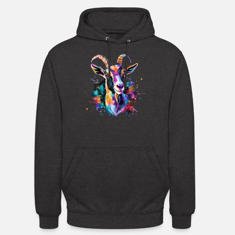 Ziege Geschenk - Unisex Hoodie - Anthrazit