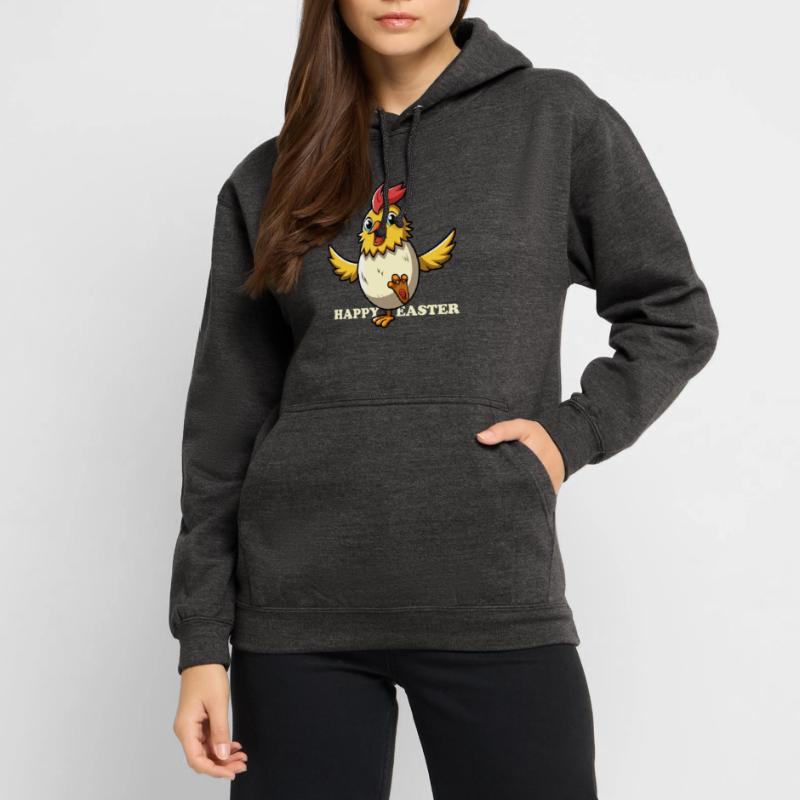Happy Easter - Easter Chicken - Easter Egg - Gift Unisex Hoodie