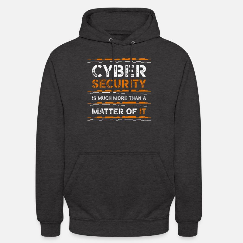 Codage Code de sécurité informatique Monkey Data Science - Sweat-shirt à capuche unisexe - charbon