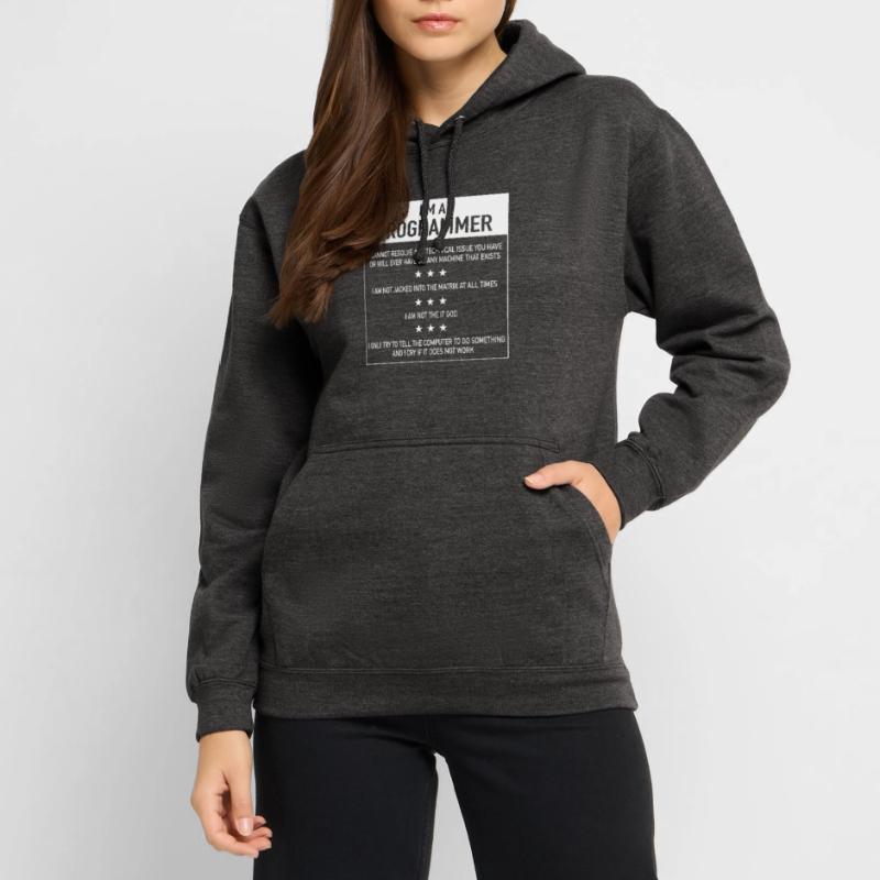 I am a programmer quote for coder Unisex Hoodie