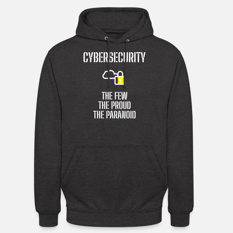 Cybersecurity - IT Security Computer Scientists - Unisex Hoodie - charcoal grey
