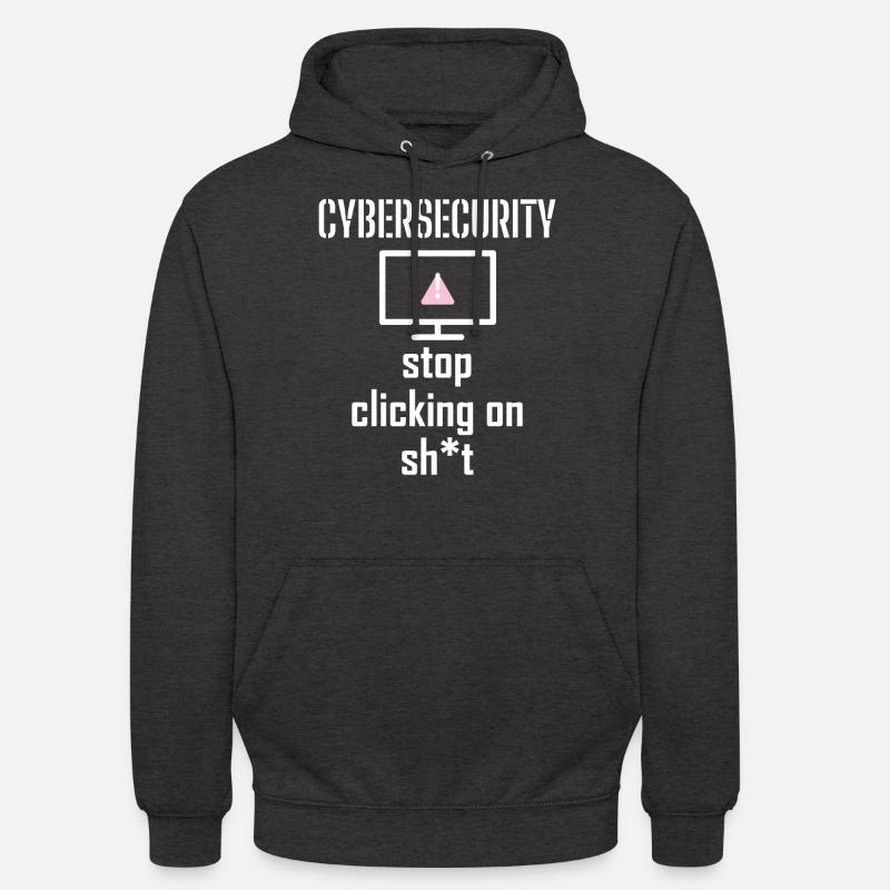 Cybersecurity - IT Security Computer Scientists - Unisex Hoodie - charcoal grey