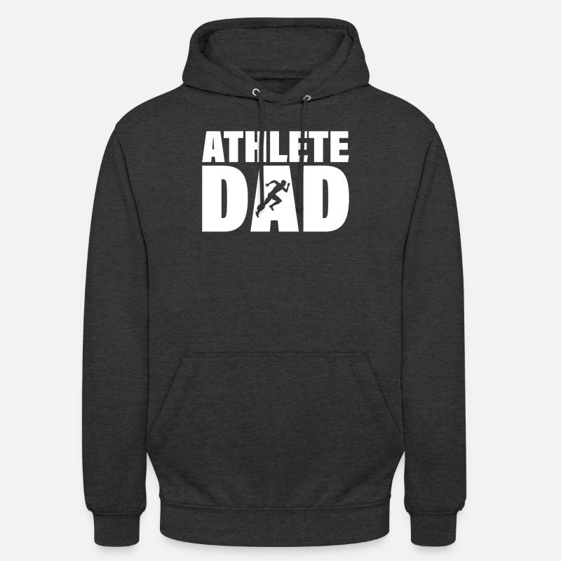 Trabajo - Papá Atleta - Sudadera con capucha unisex - antracita