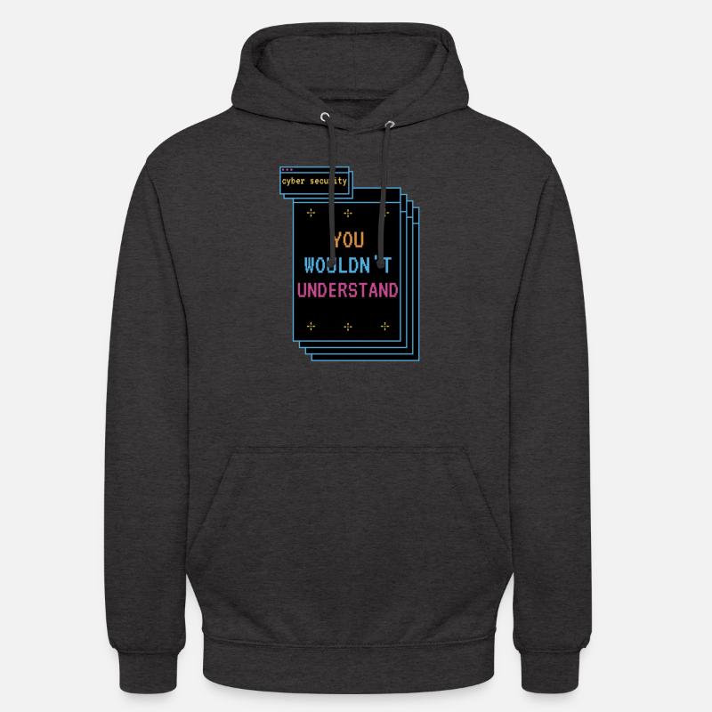 Cybersecurity - IT Security Computer Scientist - Unisex Hoodie - charcoal grey