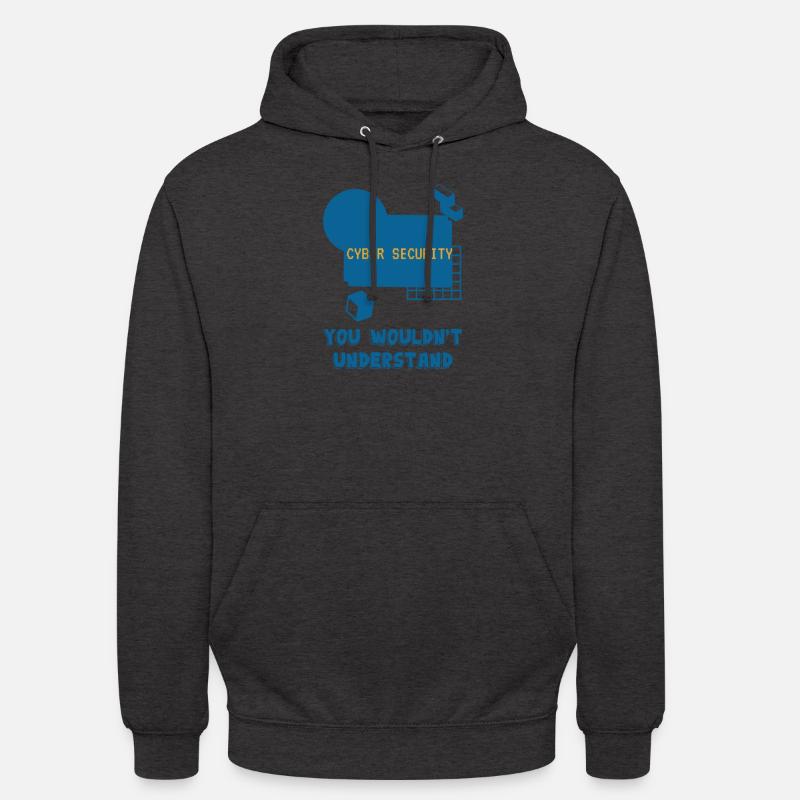 Cybersecurity - IT Security Computer Scientist - Unisex Hoodie - charcoal grey
