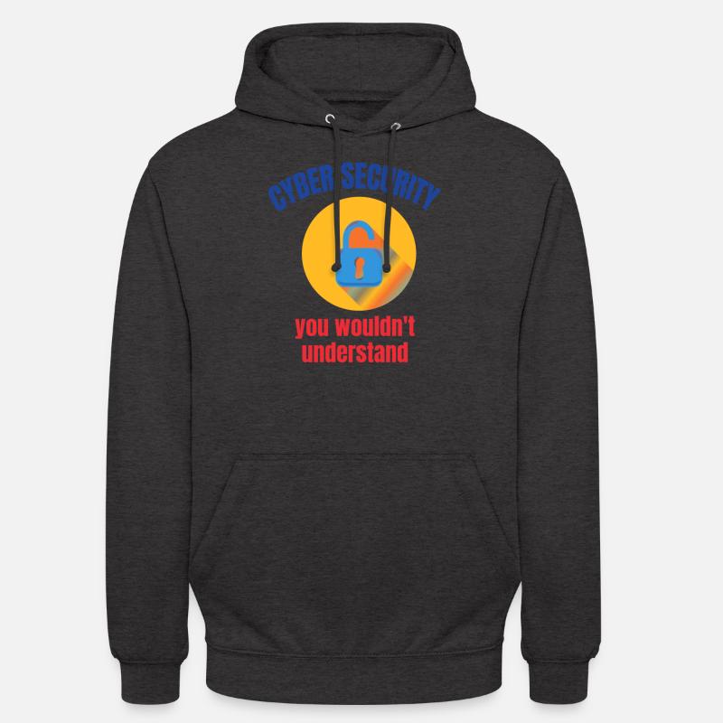 Cybersecurity - IT Security Computer Scientist - Unisex Hoodie - charcoal grey