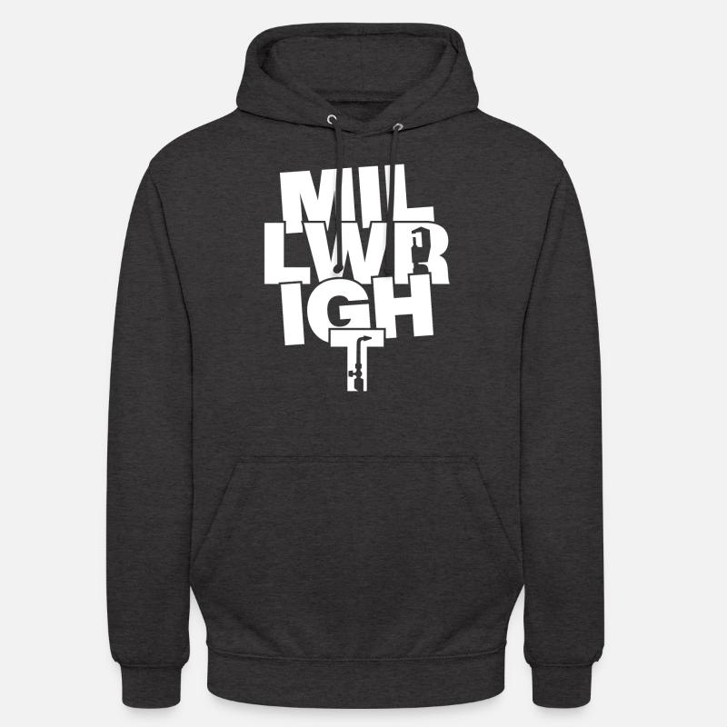 Berufsarbeitsarbeit - Millwright - Unisex Hoodie - Anthrazit