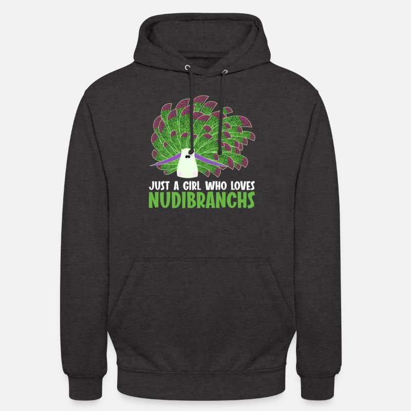 Nudibranches nudibranches - Sweat-shirt à capuche unisexe - charbon