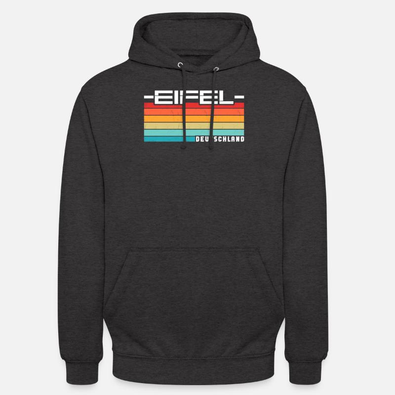 Eifel - Sweat-shirt à capuche unisexe - charbon