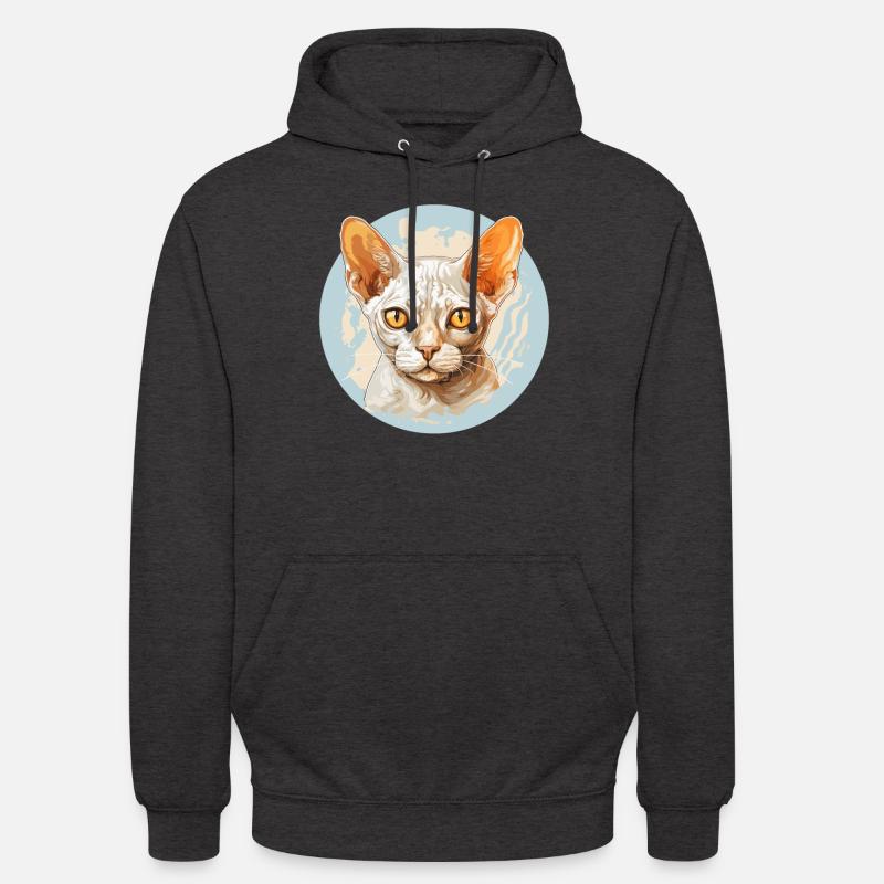 Devon Rex Kätzchen Devon Rex Katze Unisex Hoodie