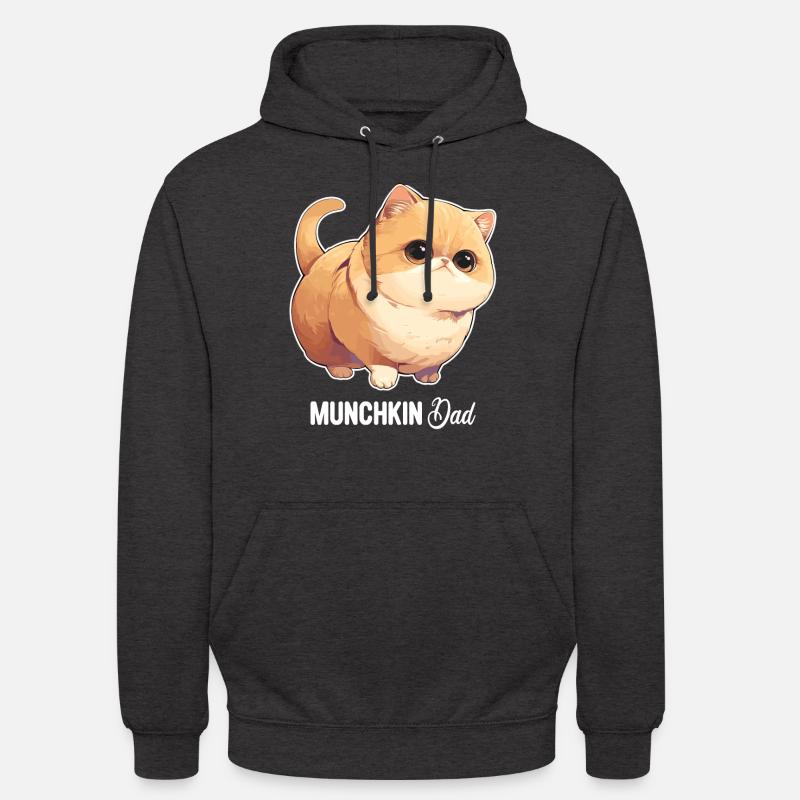 Munchkin Chaton Munchkin Chat - Sweat-shirt à capuche unisexe - charbon