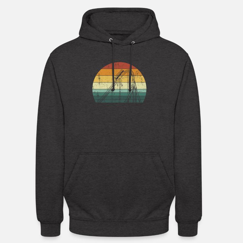 forecast Roller Coaster rollercoaster - Unisex Hoodie - Anthrazit