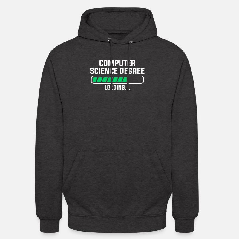 computer science degree - Unisex Hoodie - Anthrazit