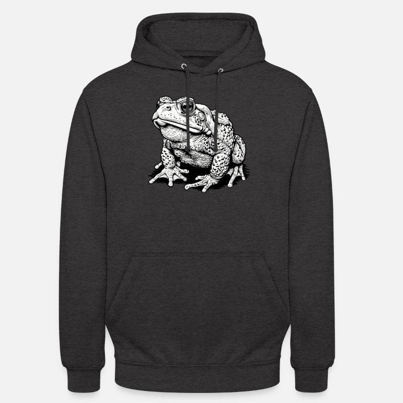 Crapaud crapaud crapaud - Sweat-shirt à capuche unisexe - charbon