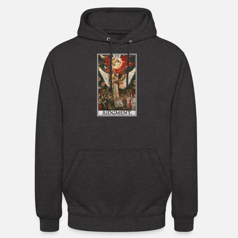 Tarotkarten Tarotkarte 20 Judgment Gericht - Unisex Hoodie - Anthrazit