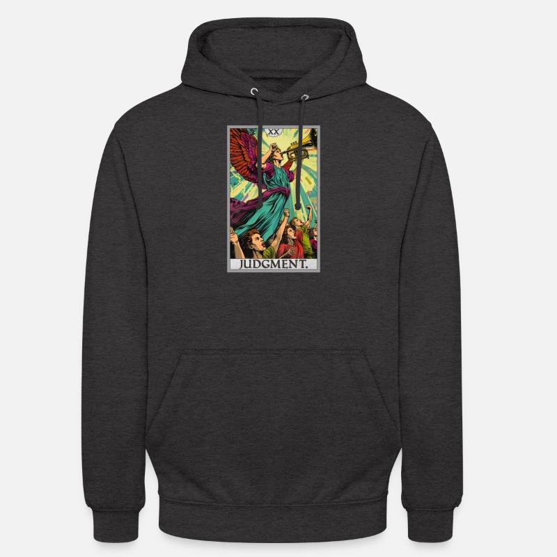 Tarotkarten Tarotkarte 20 Judgment Gericht - Unisex Hoodie - Anthrazit