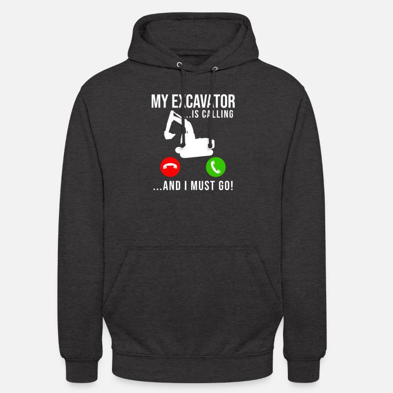 Baggerfahrer Baggerfahrer - Unisex Hoodie - Anthrazit