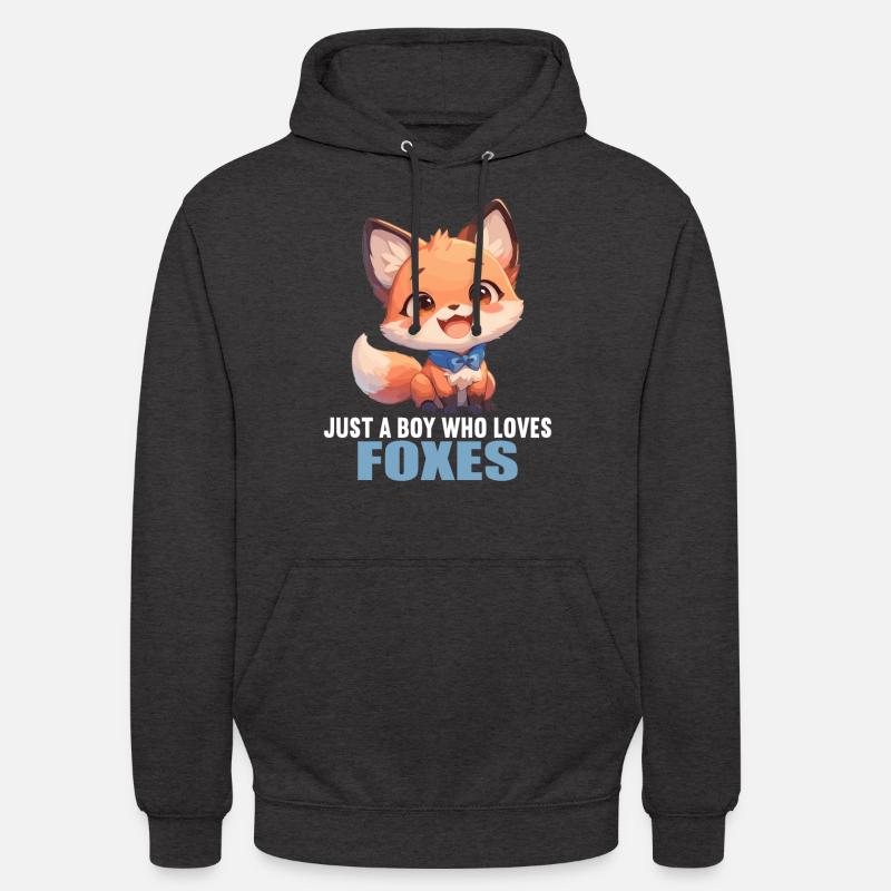 Foxes Fox - Unisex Hoodie - charcoal grey