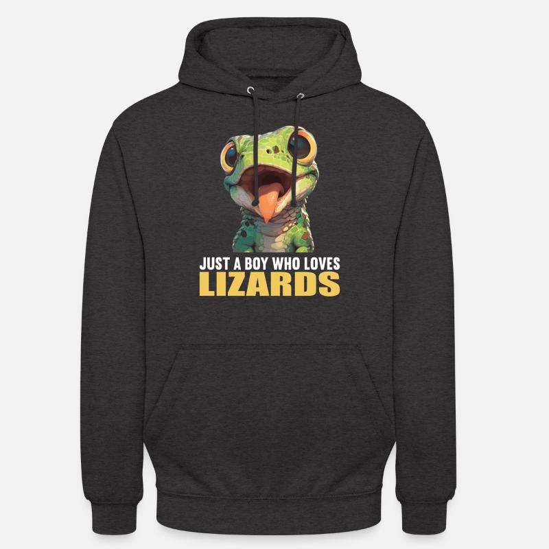 Eidechsen Eidechse - Unisex Hoodie - Anthrazit