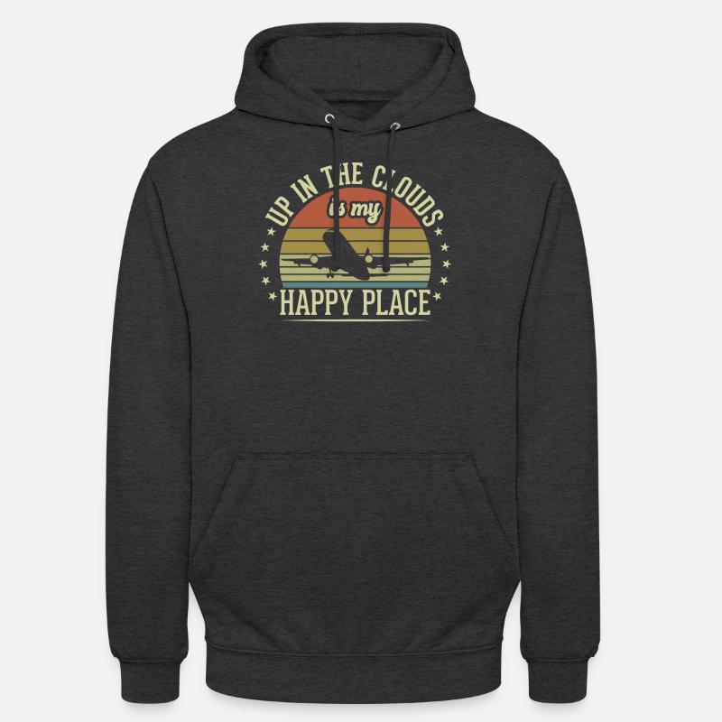 Berufspilot Flugschein Fluglizenz Pilot - Unisex Hoodie - Anthrazit