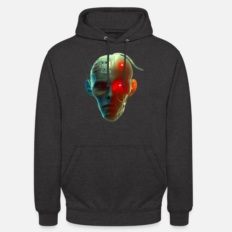 La singularité arrive - Sweat-shirt à capuche unisexe - charbon