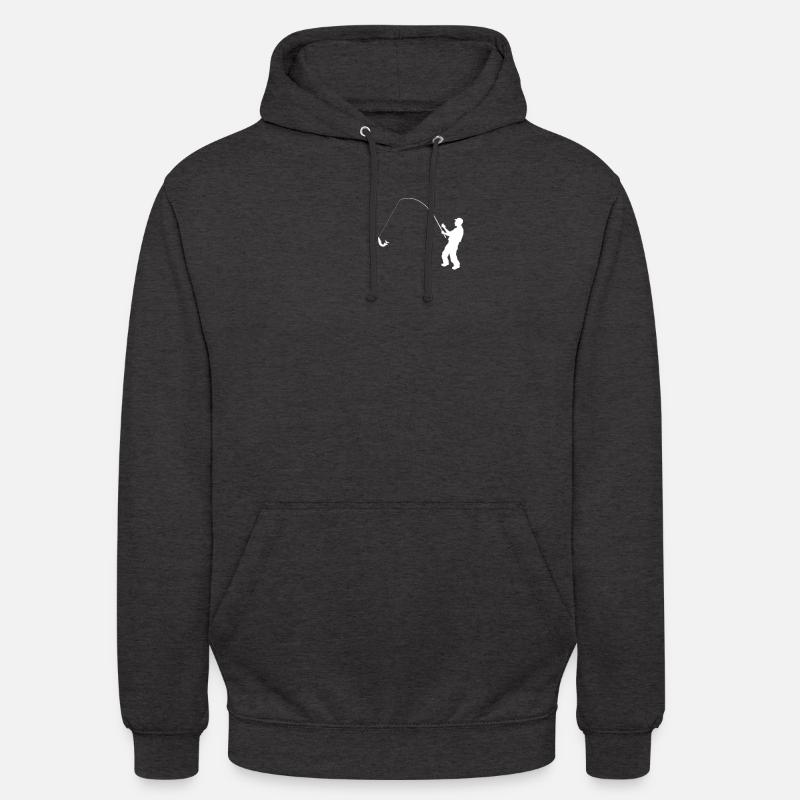 Angler Evolution Pocket Geschenkidee - Unisex Hoodie - Anthrazit