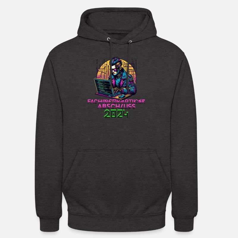 Fachinformatiker Abschluss Softwareentwickler Code - Unisex Hoodie - Anthrazit