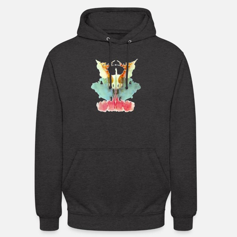 Rorschach Table 9/10 - Unisex Hoodie - charcoal grey