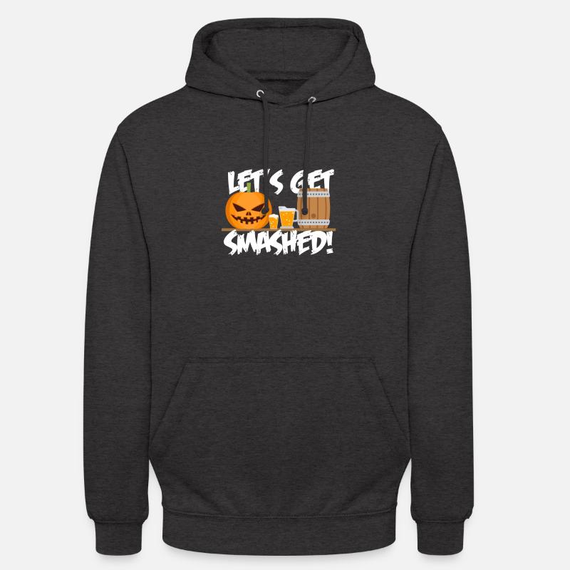 Pumpkin - Let's get smashed! - Unisex Hoodie - Anthrazit