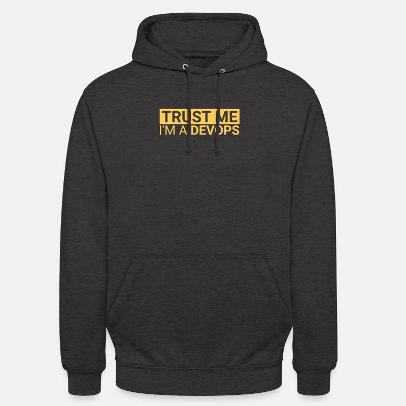 "DevOps Trust | Softwareentwicklung" - Unisex Hoodie - Anthrazit