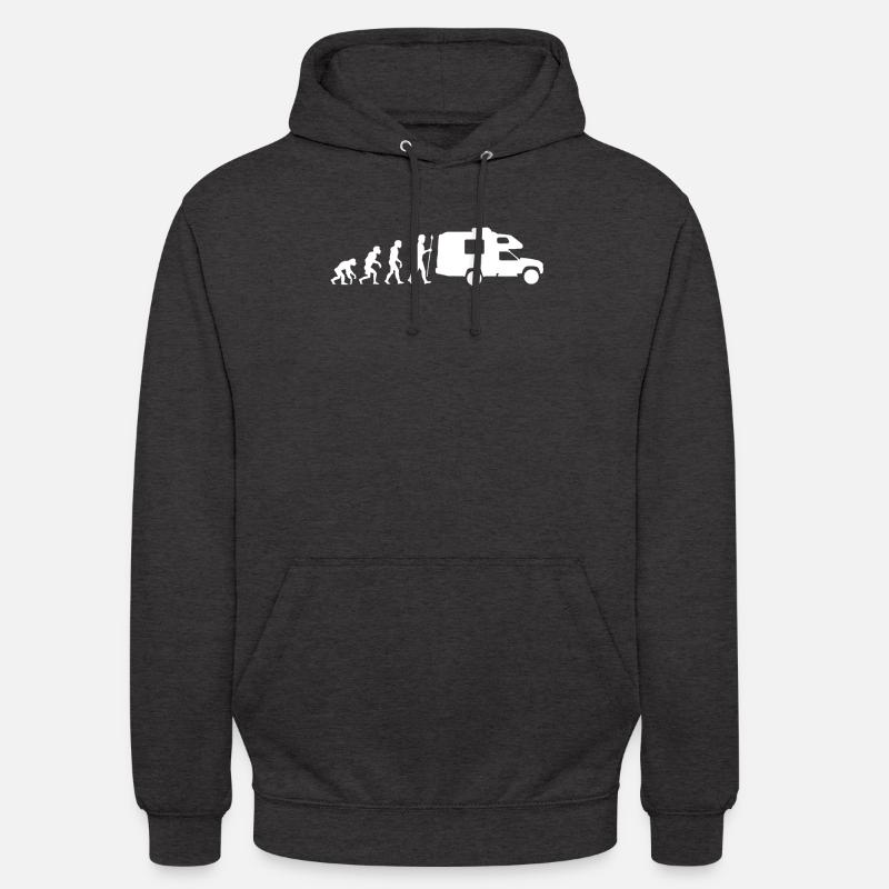 Evolution Camping Zelt Wohnwagen - Unisex Hoodie - Anthrazit