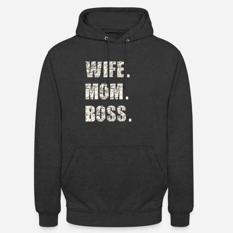 Ehefrau Mutter Chef - Unisex Hoodie - Anthrazit