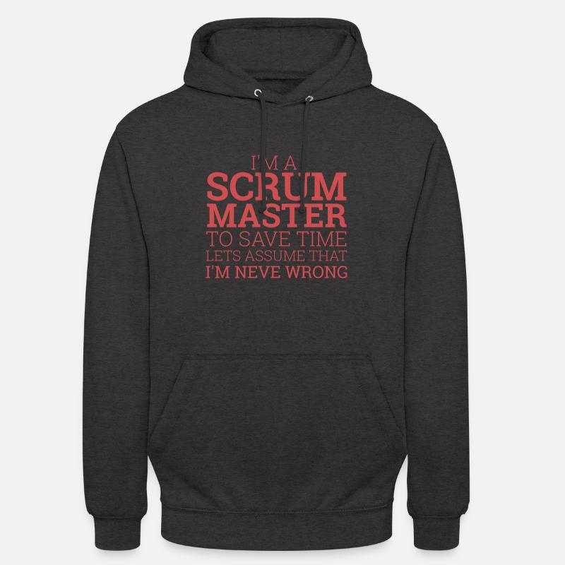 "Scrum Master" | Scrum Master - Unisex Hoodie - Anthrazit