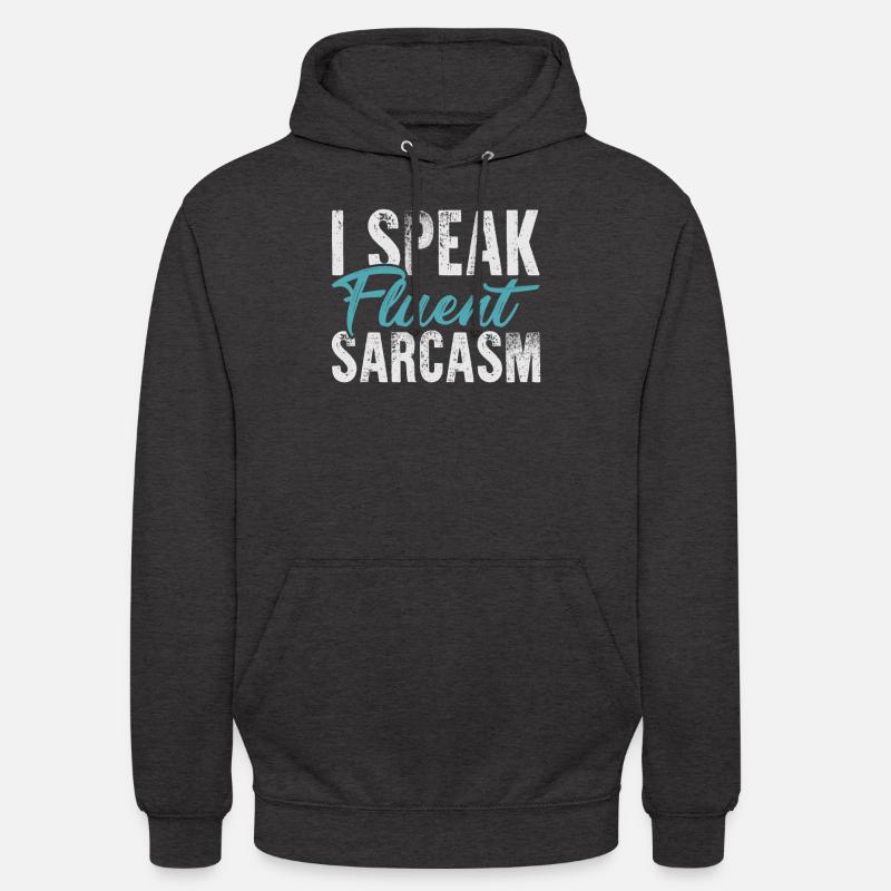 Sarkasmus - Unisex Hoodie - Anthrazit