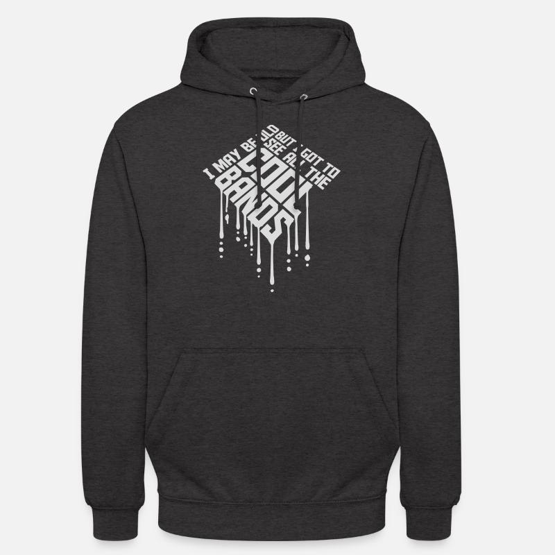 I may be old - Unisex Hoodie - charcoal grey