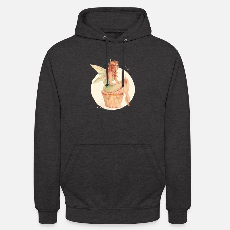 La Fée Cupcake - Sweat-shirt à capuche unisexe - charbon