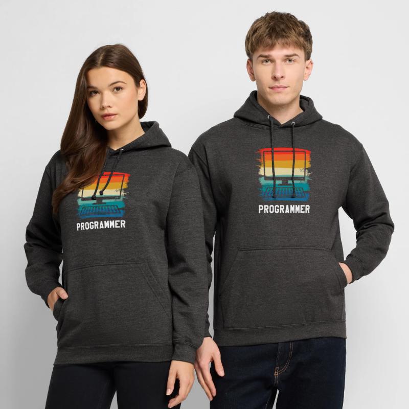 Retro Vintage Programmer Computer Programming Unisex Hoodie