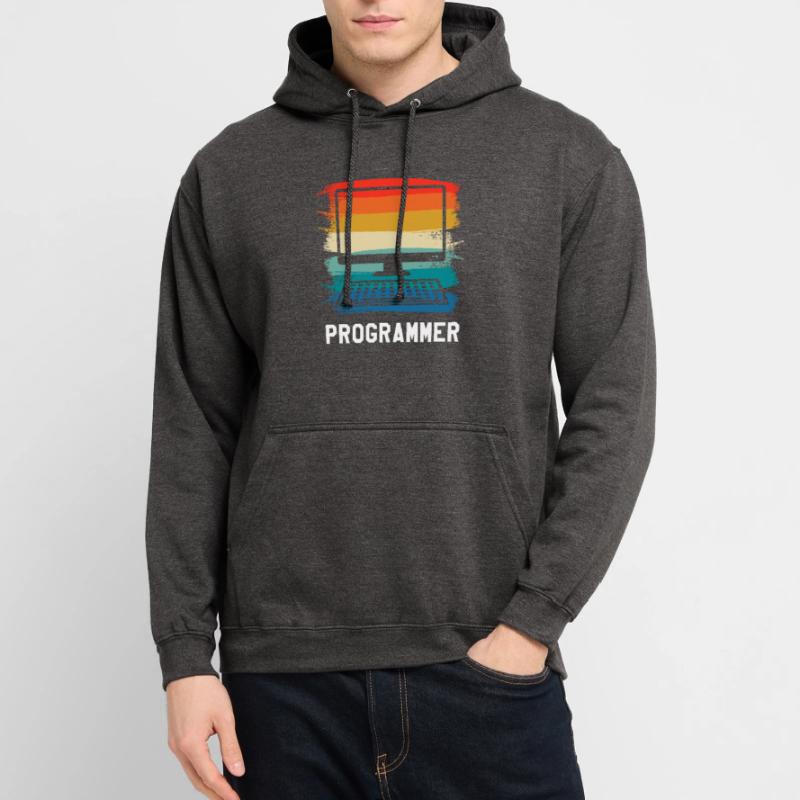 Retro Vintage Programmer Computer Programming Unisex Hoodie