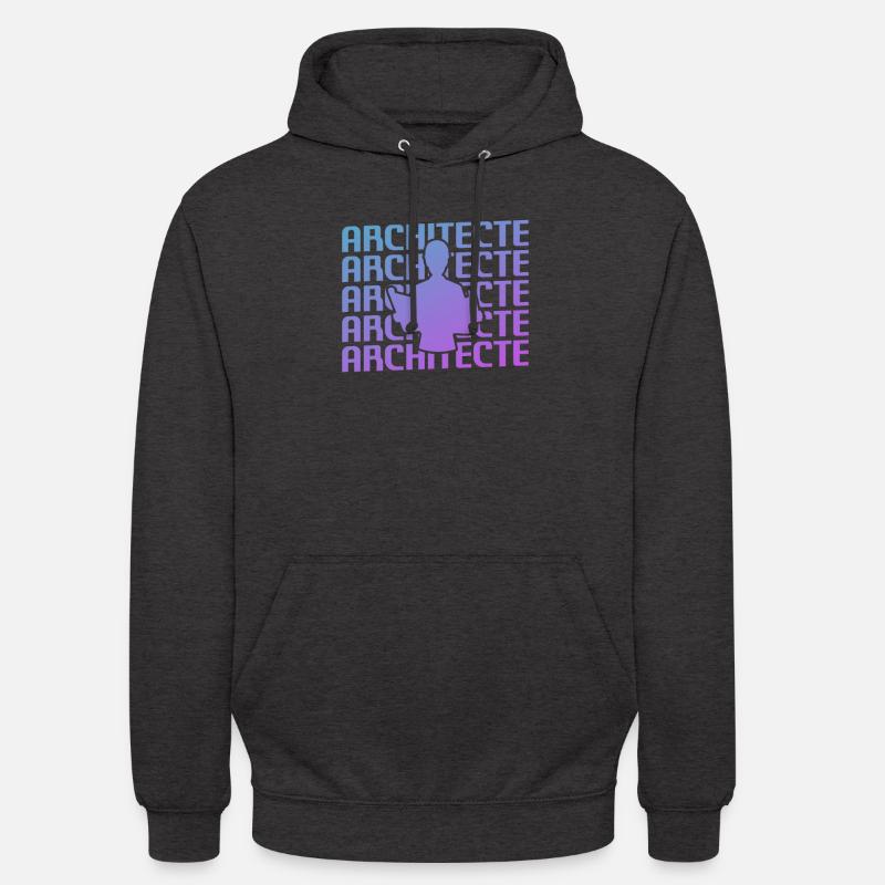 Retro Architecte Architecture Architectural - Unisex Hoodie - Anthrazit