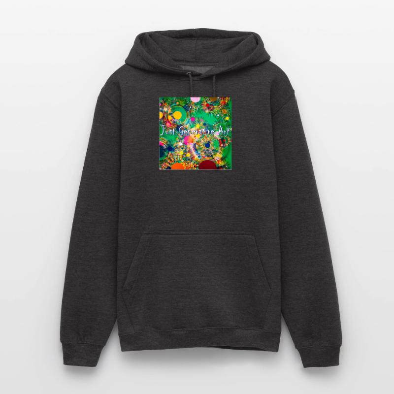 Nur Generative Kunstprogrammierung Bildcode Unisex Hoodie