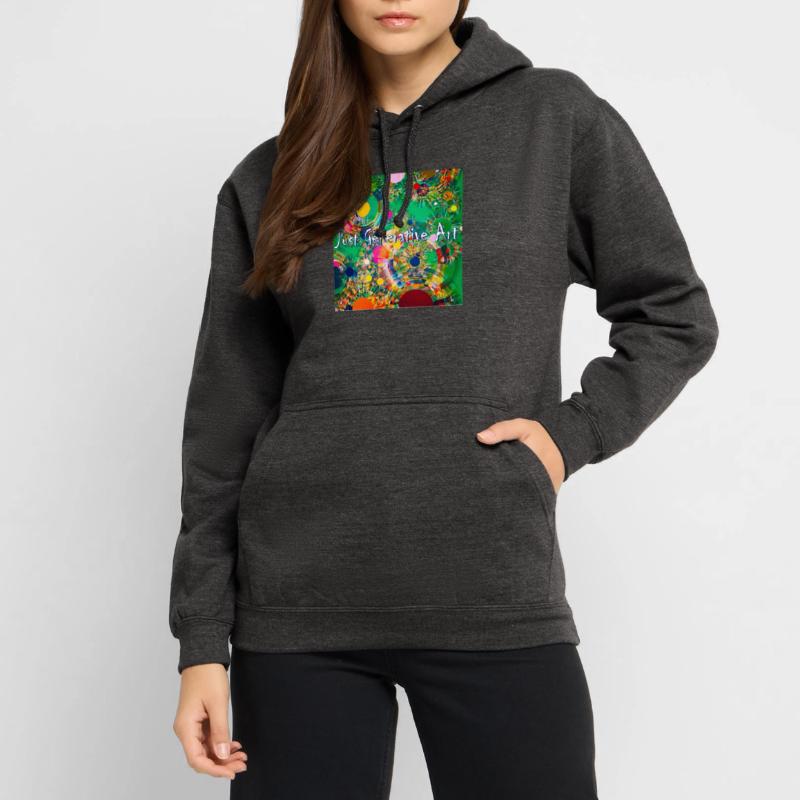 Nur Generative Kunstprogrammierung Bildcode Unisex Hoodie