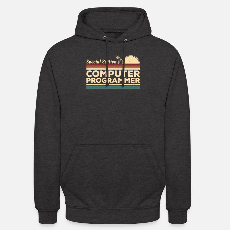 Retro Special Edition Computerprogrammierer - Unisex Hoodie - Anthrazit