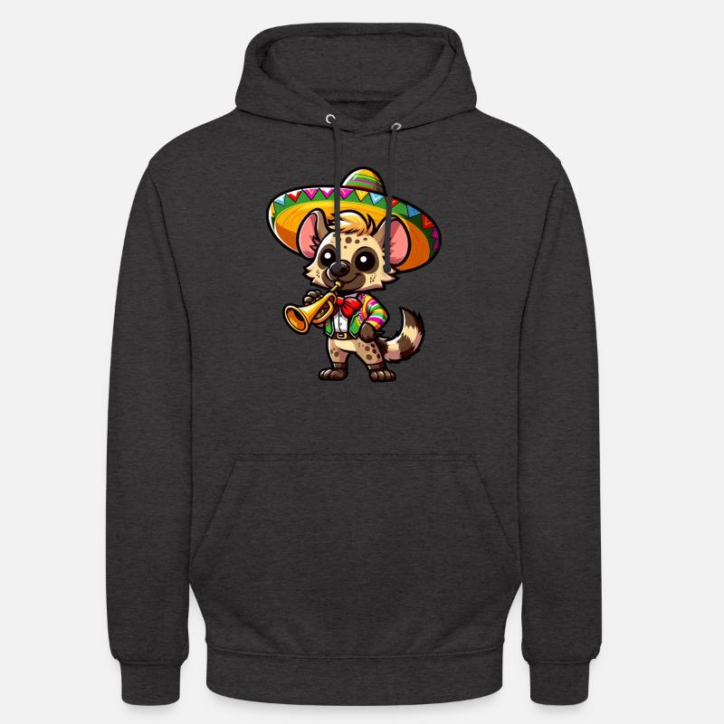 Cinco de Mayo Hyäne Trompeter - Unisex Hoodie - Anthrazit