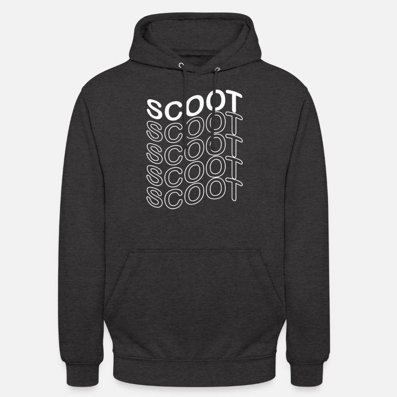 E-Scooter E-Roller Scooter - Sweat-shirt à capuche unisexe - charbon