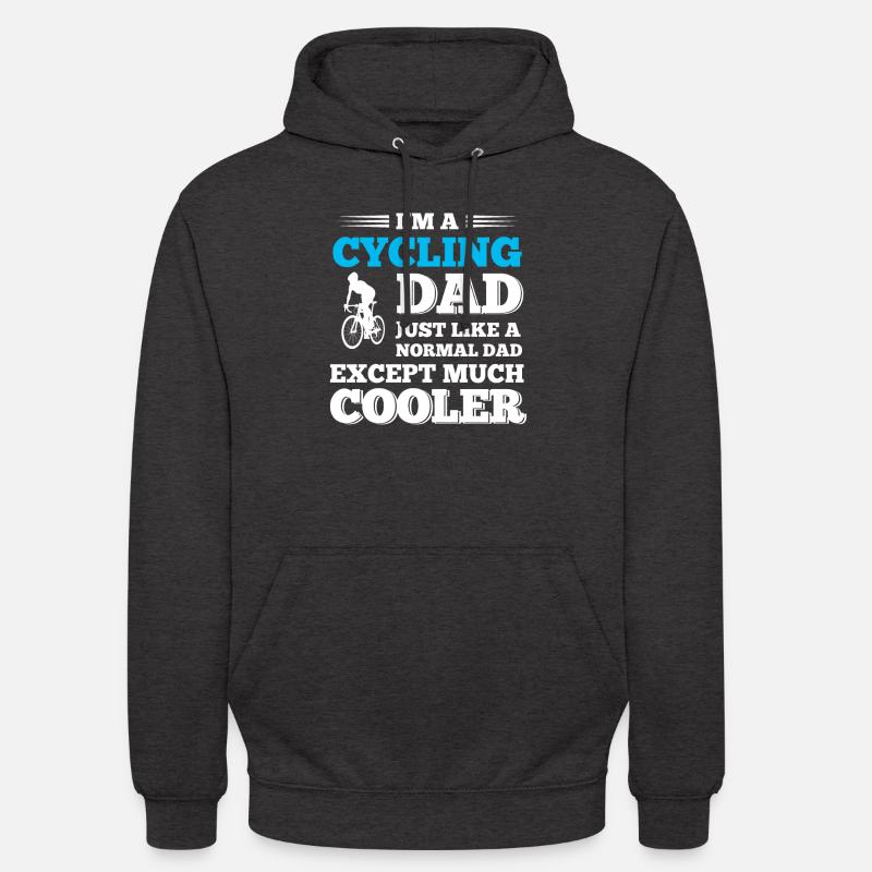 Papa cyclisme - Sweat-shirt à capuche unisexe - charbon